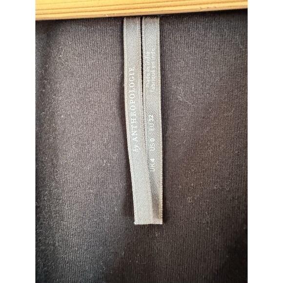 Anthropologie Floral Embroidered Deep V Neck Maxi Dress Floral Paisley Size 0 - Picture 11 of 12